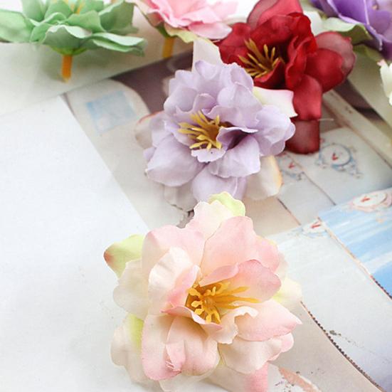 Головка искусственного цветка Отличный экологически чистый долговечный искусственный цветок Красивый изысканный головка искусственного цветка Имитация цветка