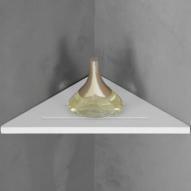 Полка из искусственного камня Abber Stein AS1652 угловая Белая